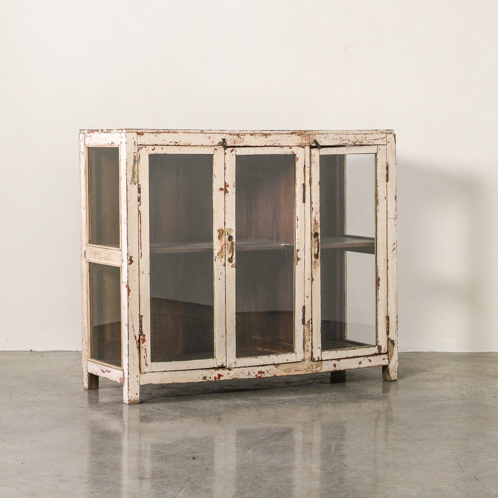 Vintage Indian Glass Cabinet - Few and Far - Cabinets