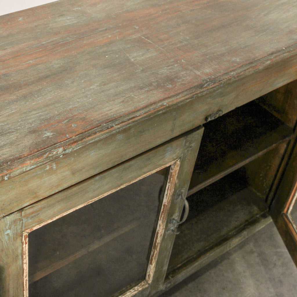 Vintage Indian Glass Cabinet - Few and Far - Cabinets
