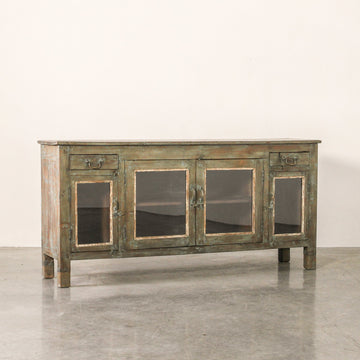 Vintage Indian Glass Cabinet - Few and Far - Cabinets