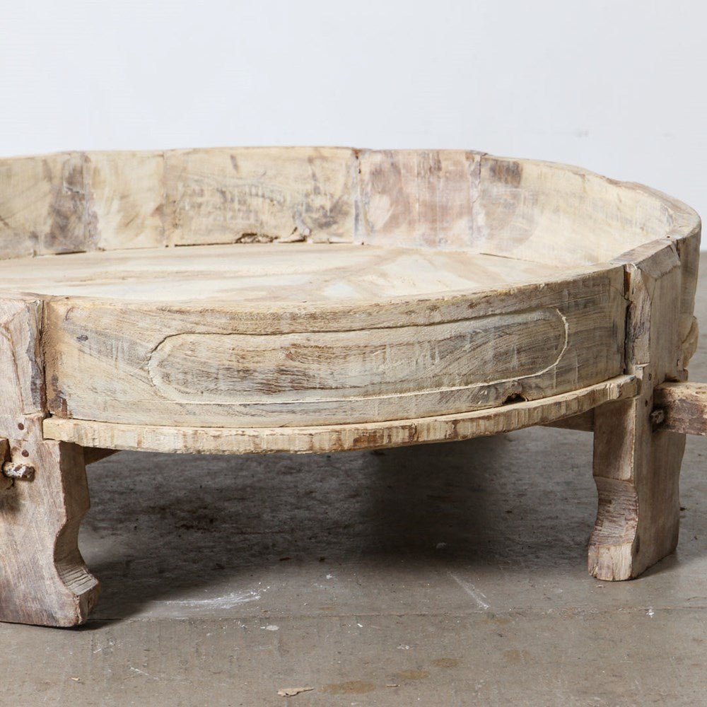 Vintage Indian Grinder Table - Few and Far - Coffee Tables