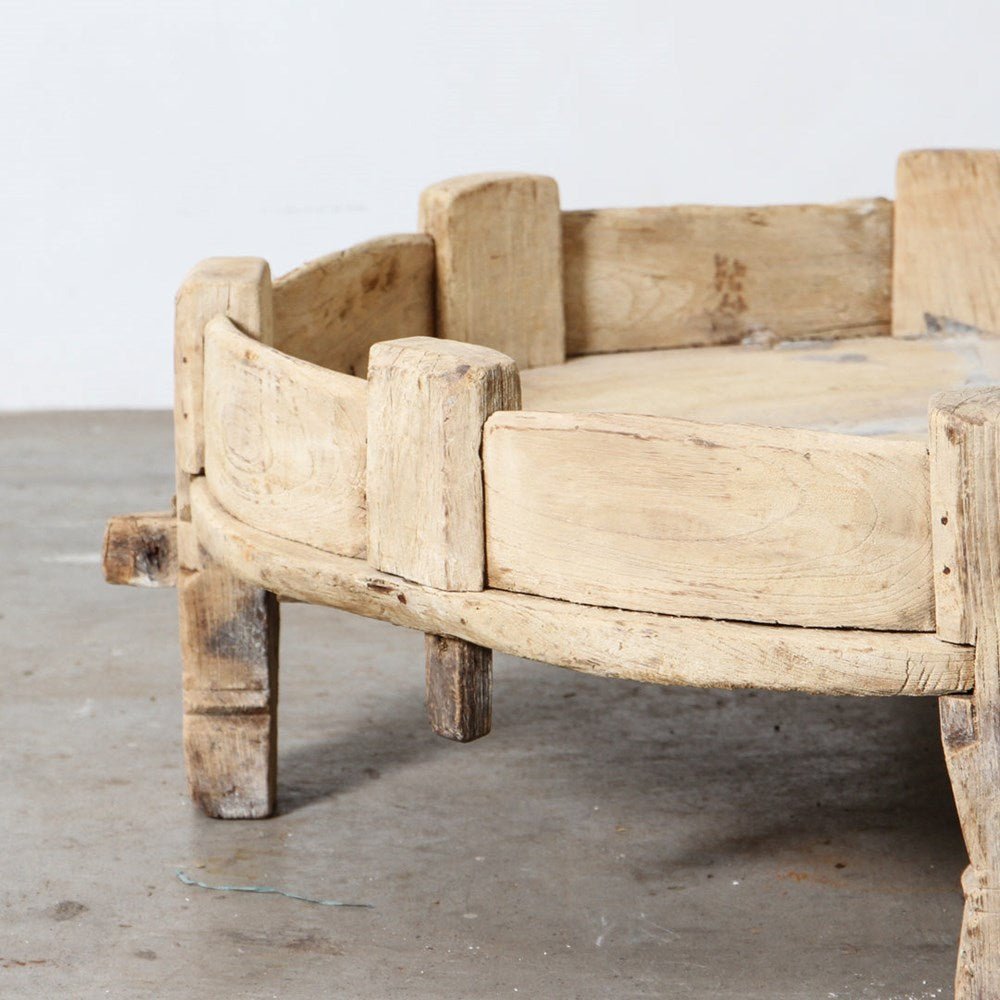 Vintage Indian Grinder Table - Few and Far - Coffee Tables