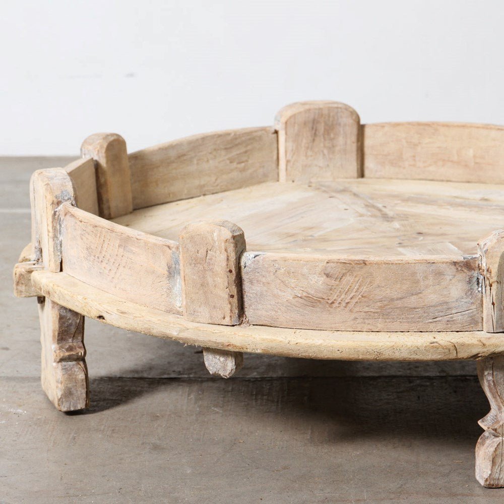 Vintage Indian Grinder Table - Few and Far - Coffee Tables