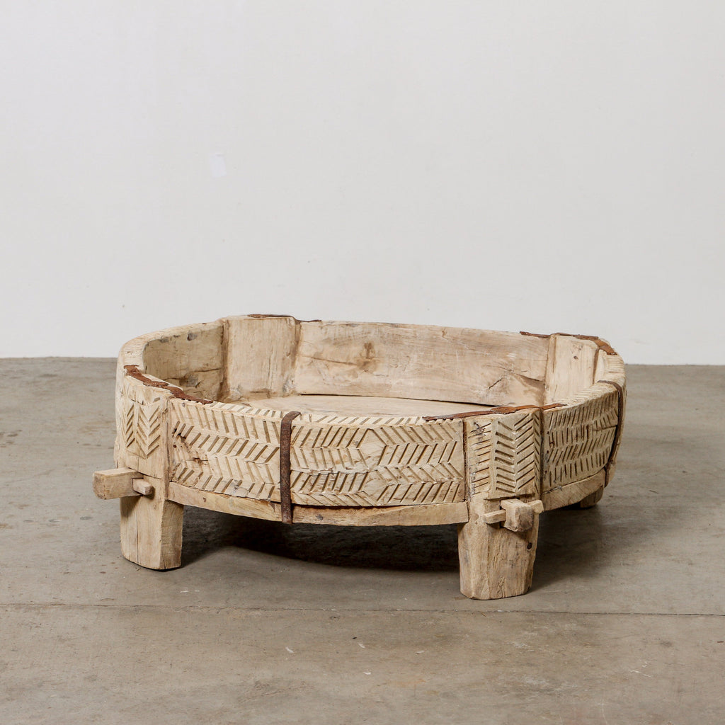 Vintage Indian Grinder Table - Few and Far - Coffee Tables