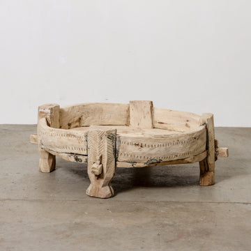 Vintage Indian Grinder Table - Few and Far - Coffee Tables