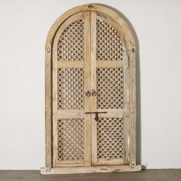 Vintage Indian Jali Door - Few and Far - Architectural