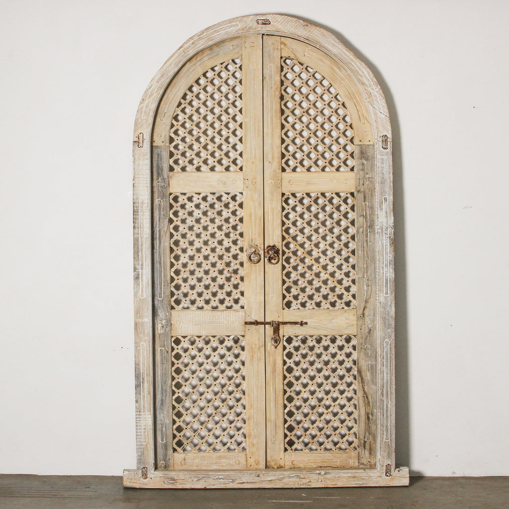 Vintage Indian Jali Door - Few and Far - Architectural