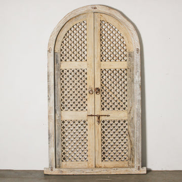 Vintage Indian Jali Door - Few and Far - Architectural