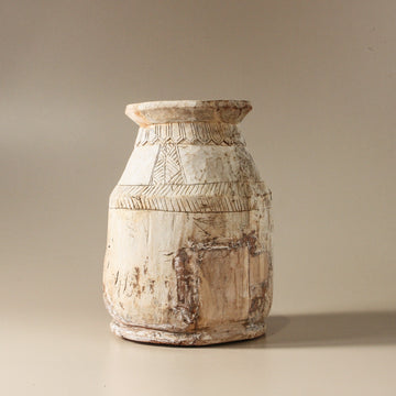 Vintage Indian Old Kitchen Pot - Few and Far - Planters & Pots