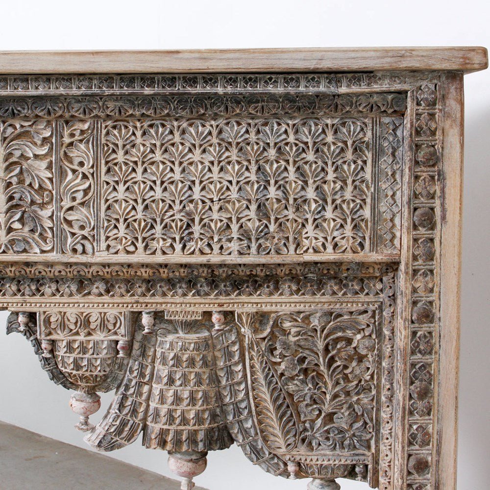 Vintage Indian Panel Console - Few and Far - Consoles & TV Units