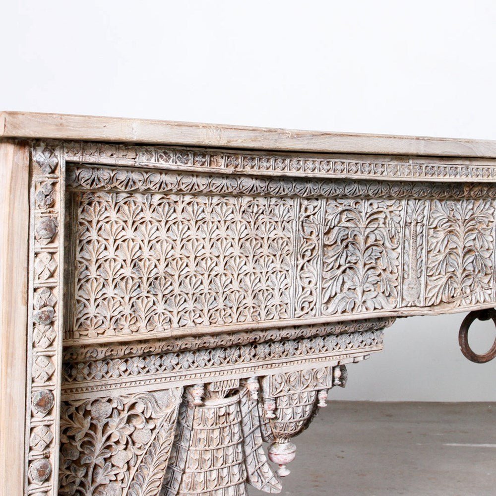 Vintage Indian Panel Console - Few and Far - Consoles & TV Units