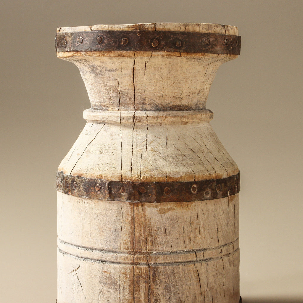 Vintage Indian Reclaimed Candlestand - Few and Far - Candlestands & Votives