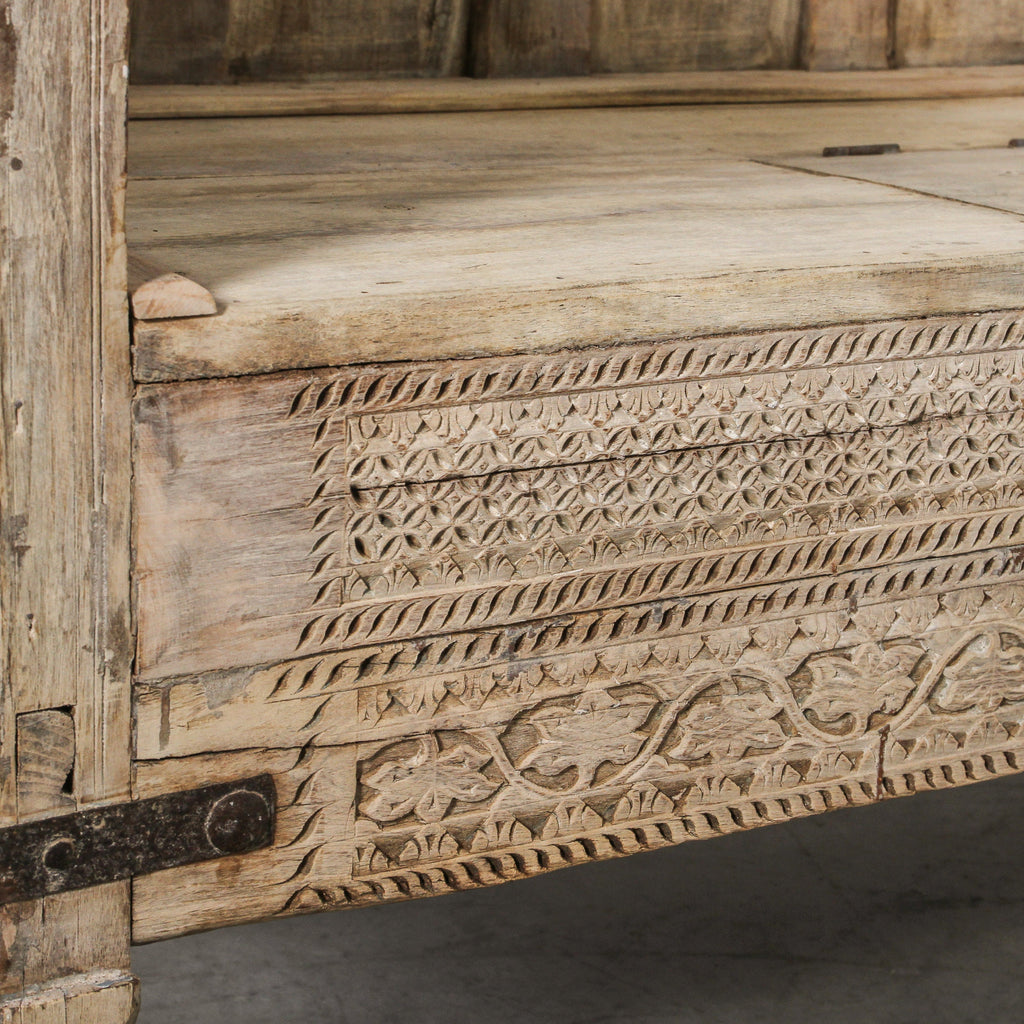 Vintage Indian Settee Box - Few and Far - Benches