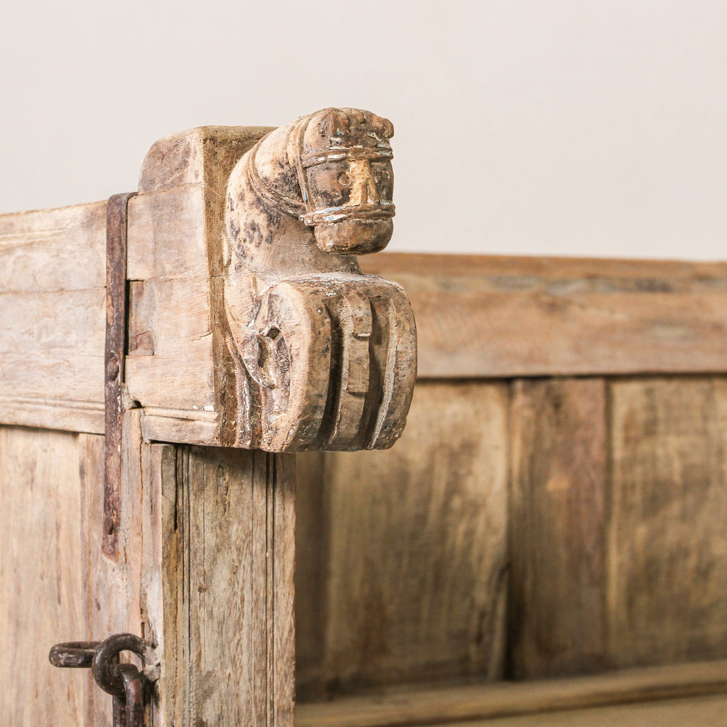 Vintage Indian Settee Box - Few and Far - Benches