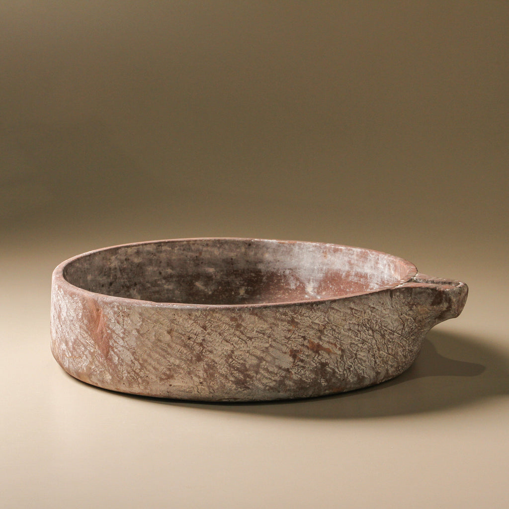 Vintage Indian Stone Kundi - Few and Far - Decorative Objects