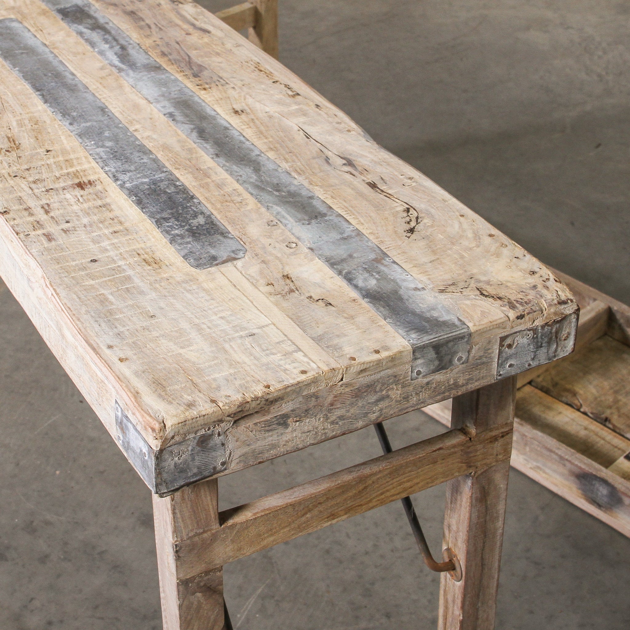 Vintage Indian Tent Table - Bleached – Few and Far