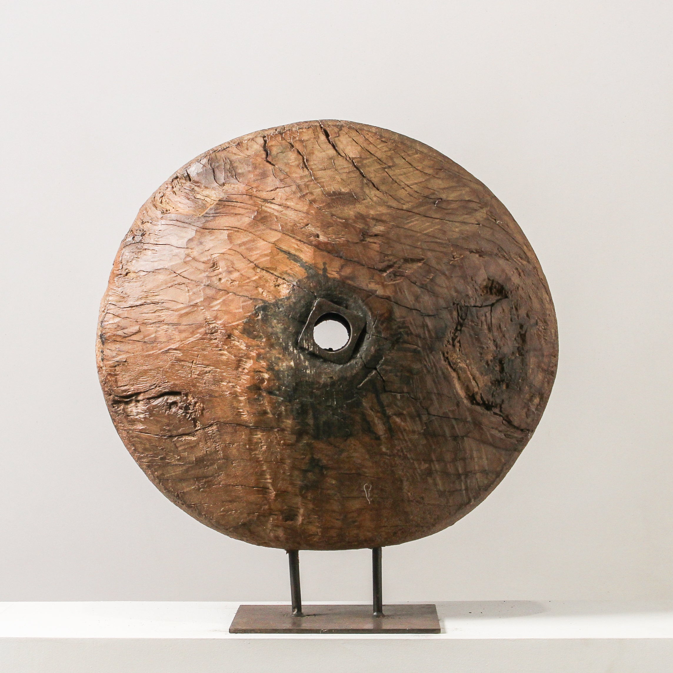 Vintage Indian Wheel On Stand – Few and Far