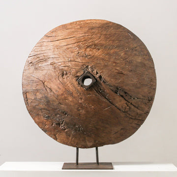 Vintage Indian Wheel On Stand – Few and Far
