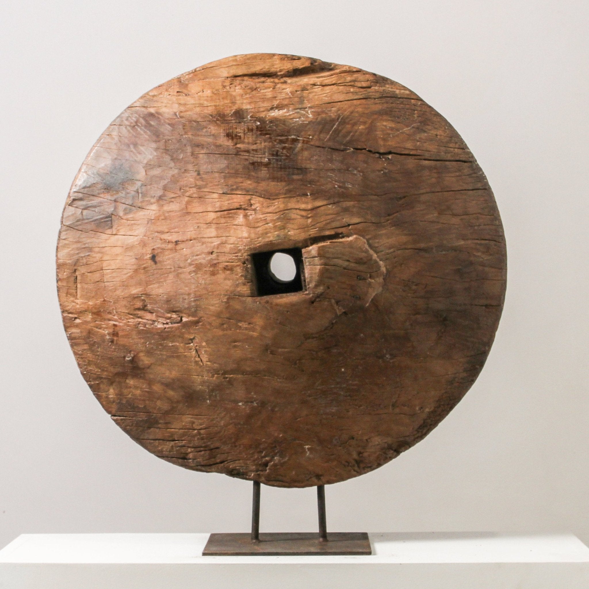 Vintage Indian Wheel On Stand – Few and Far