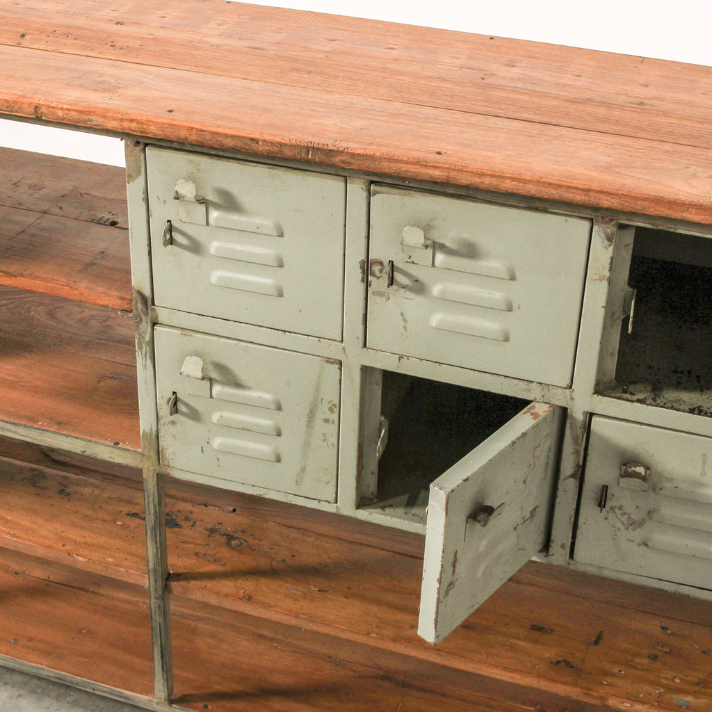 Vintage Indian Wooden and Iron Multi Door Console Table - Few and Far - Consoles & TV Units