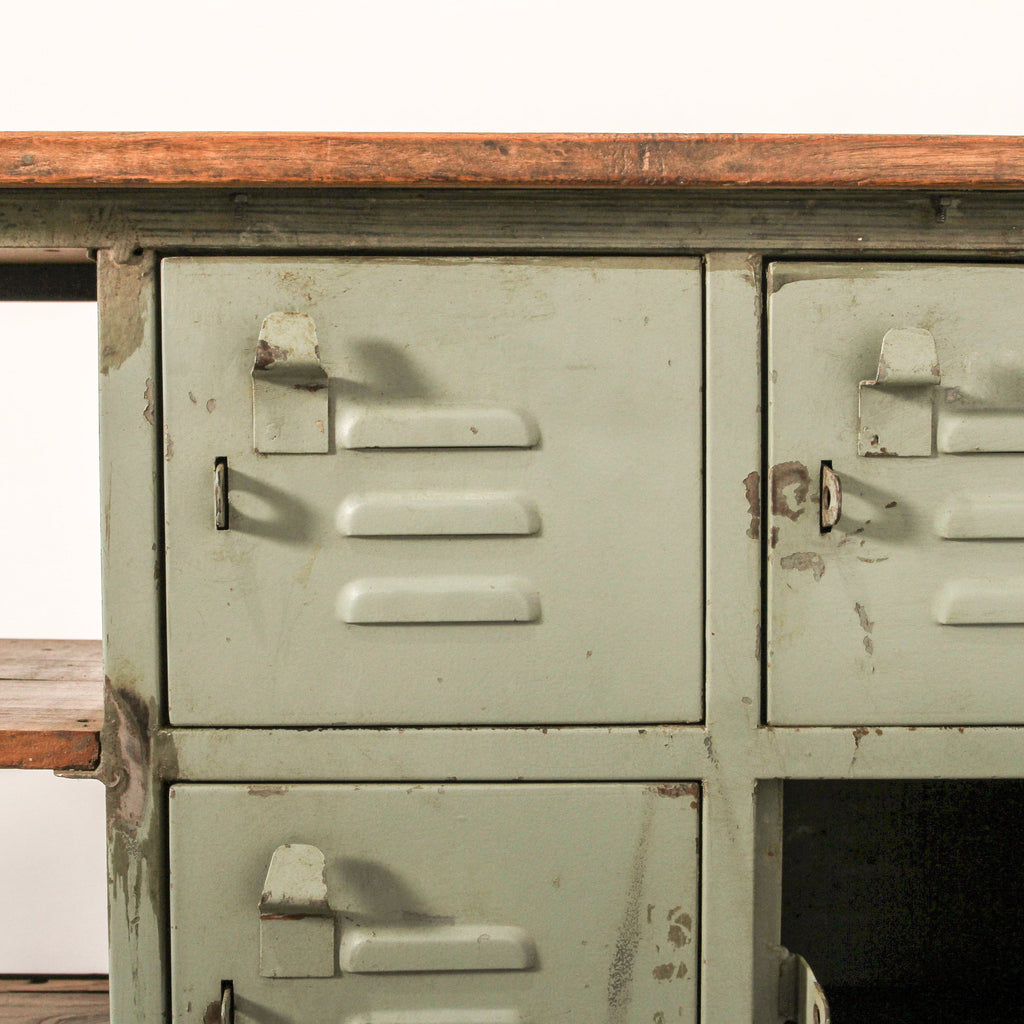 Vintage Indian Wooden and Iron Multi Door Console Table - Few and Far - Consoles & TV Units