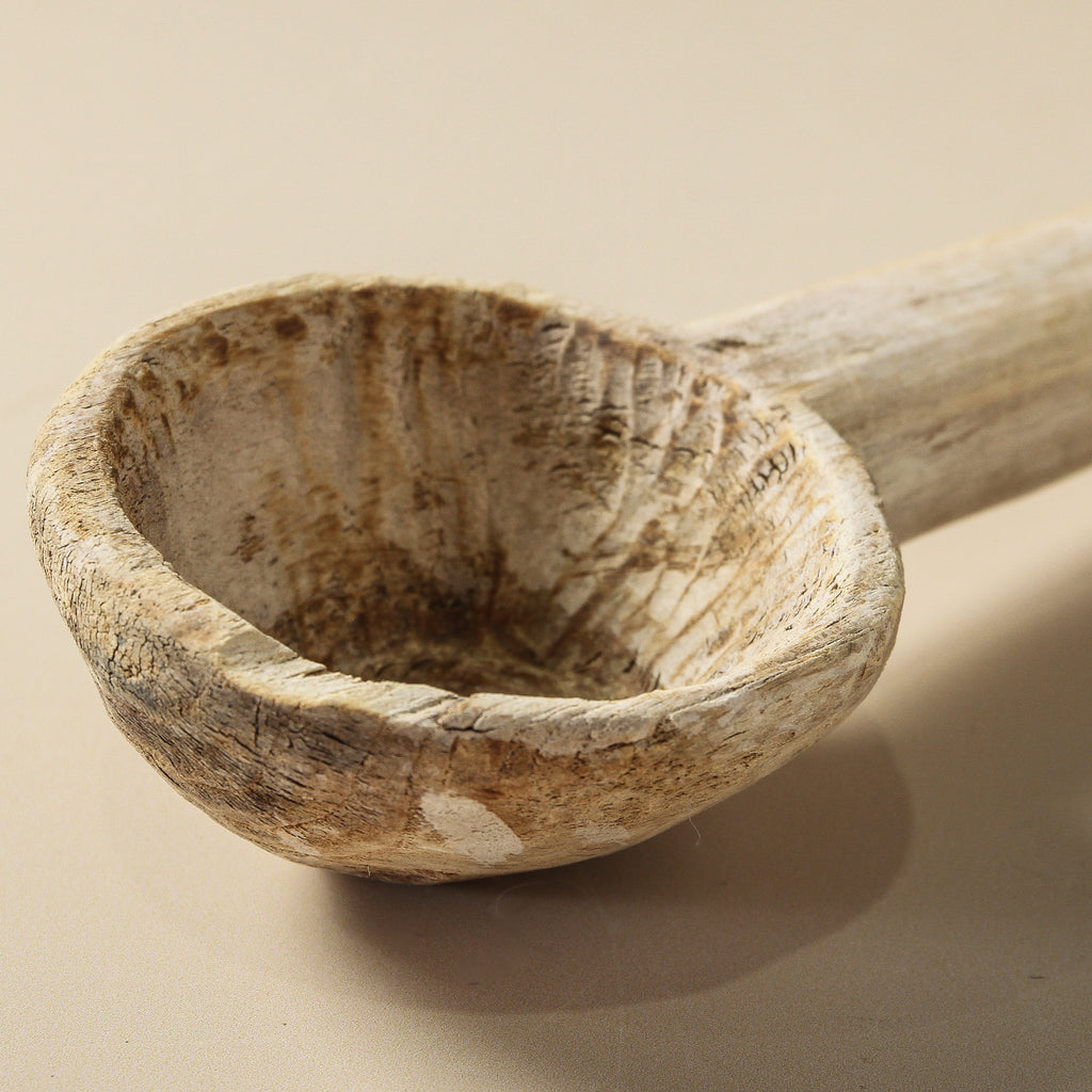 Vintage Indian Wooden Spoon - Few and Far - Decorative Objects