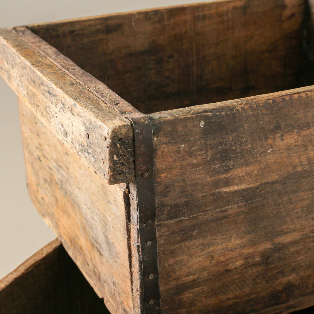 Vintage Indian Wooden Tray - Few and Far - Decorative Trays