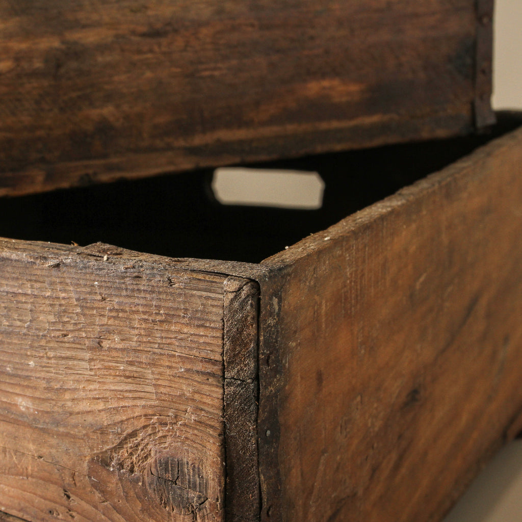 Vintage Indian Wooden Tray - Few and Far - Decorative Trays