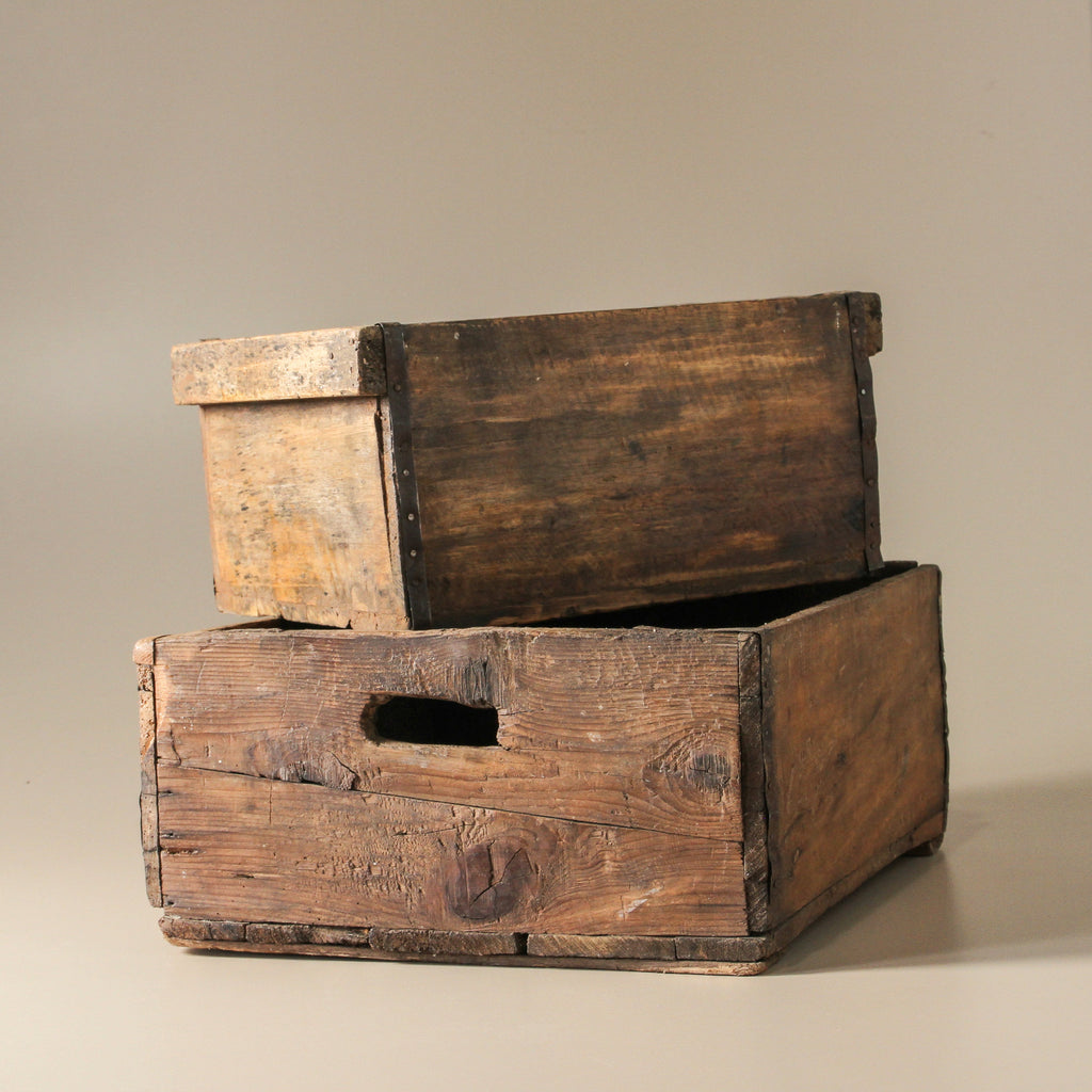 Vintage Indian Wooden Tray - Few and Far - Decorative Trays