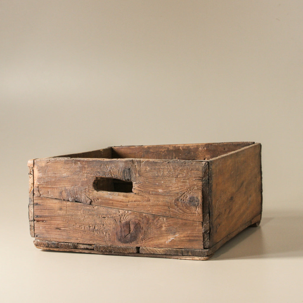 Vintage Indian Wooden Tray - Few and Far - Decorative Trays