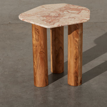 Waverly Table - Pink Lagoon - Few and Far - Side Tables