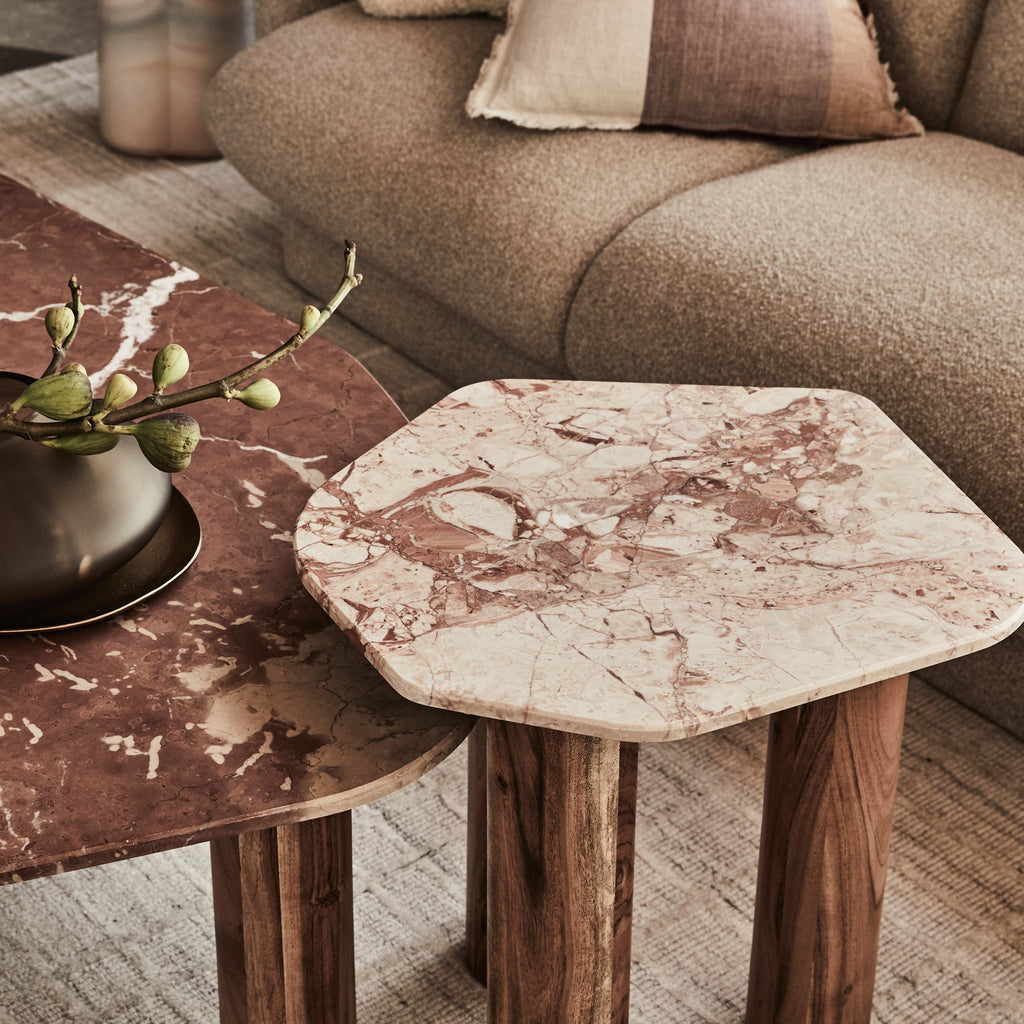Waverly Table - Pink Lagoon - Few and Far - Side Tables