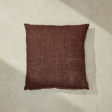 Willow Cushion Eggplant - Few and Far - Cushions