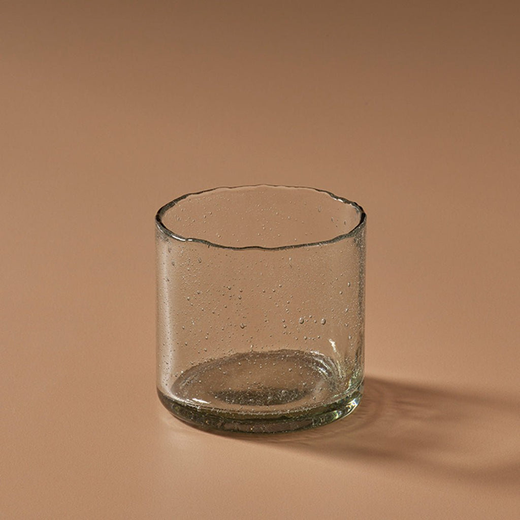 Bubbled Glass Votive - Few and Far - Glassware
