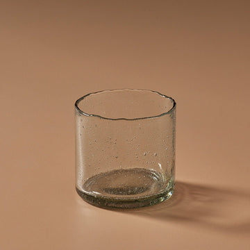 Bubbled Glass Votive - Few and Far - Glassware