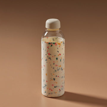 Glass Water Bottle Terrazzo - Few and Far - Glassware