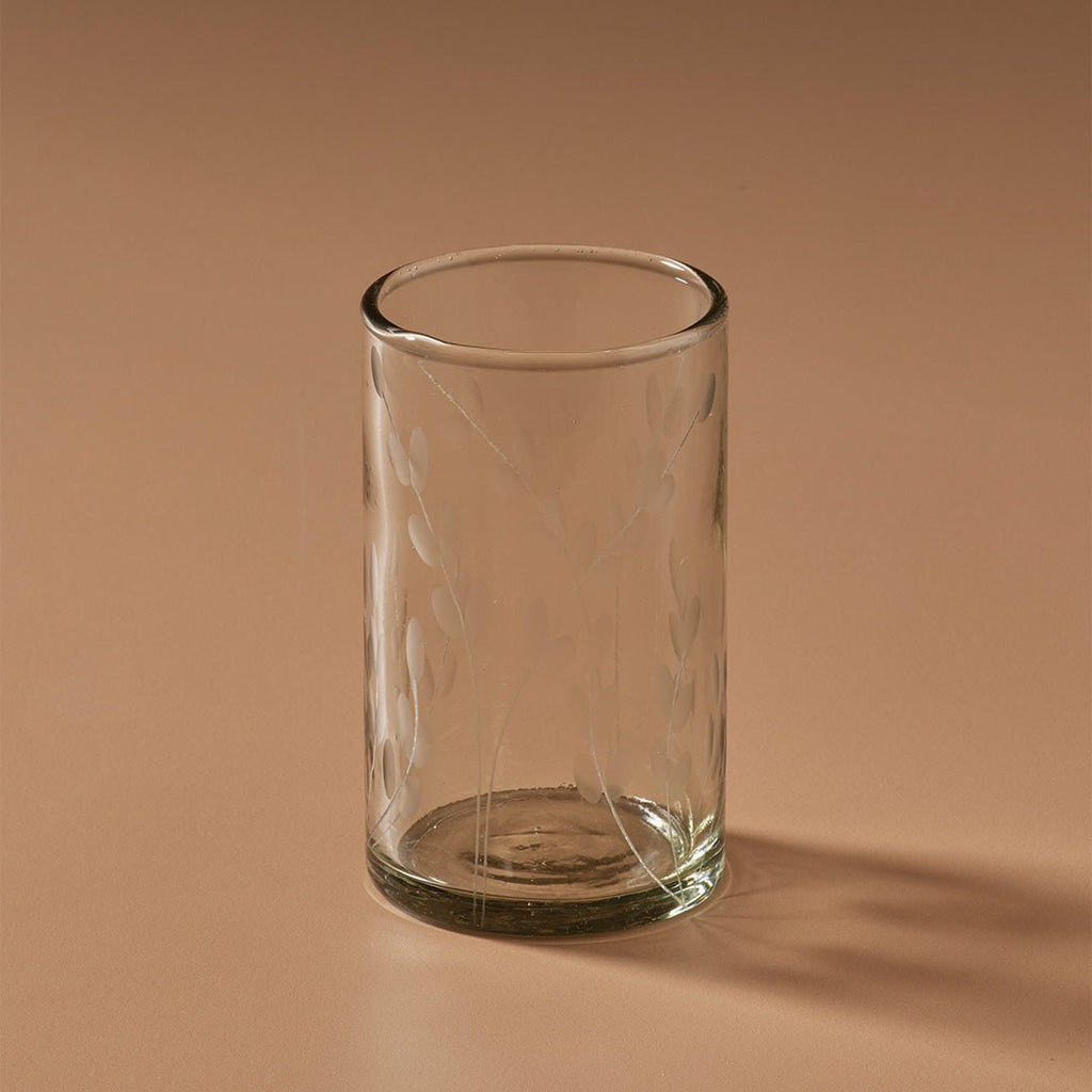 Jaipur Etched Tumbler - Few and Far - Glassware