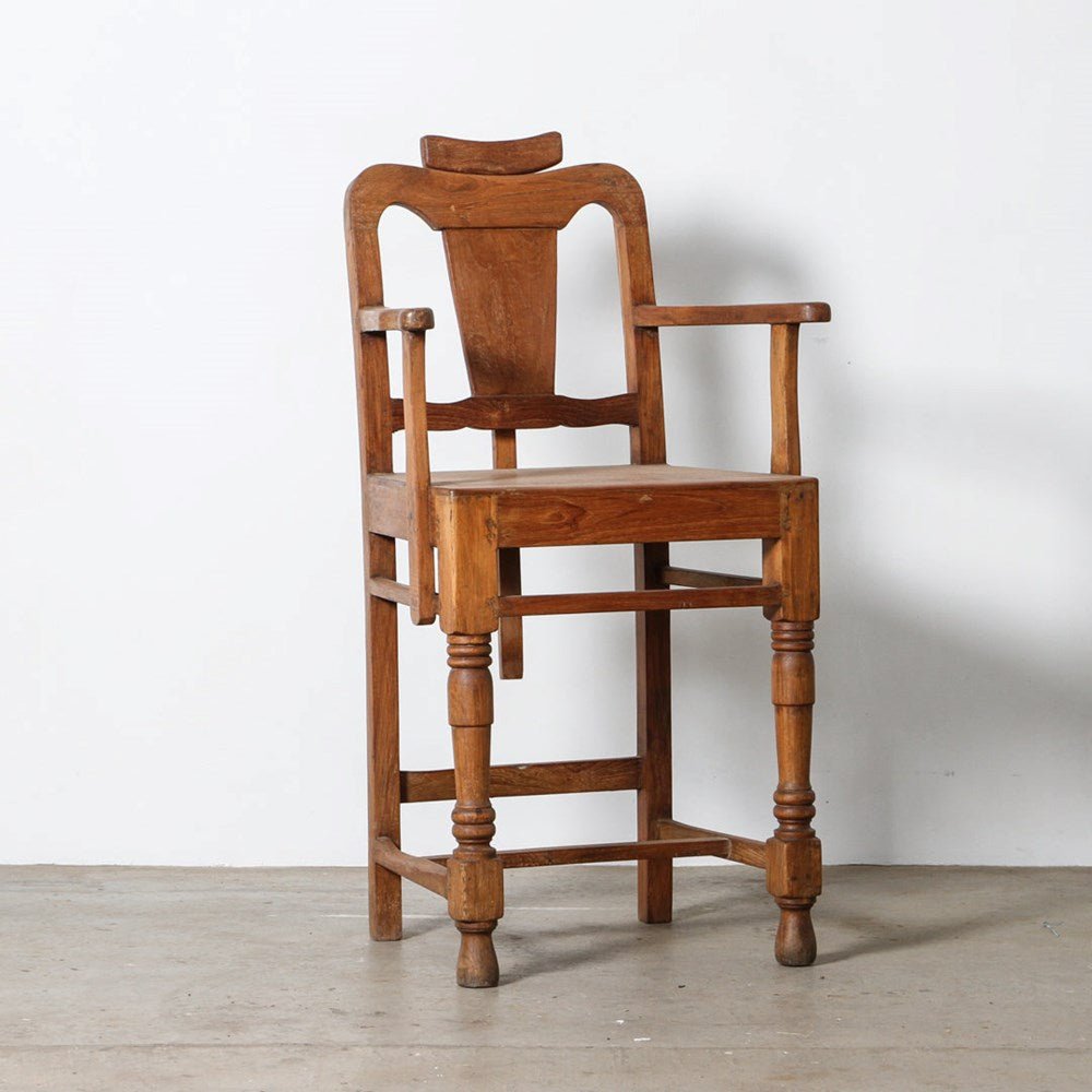 Vintage Indian Barber Chair - Few and Far - Occasional Chairs