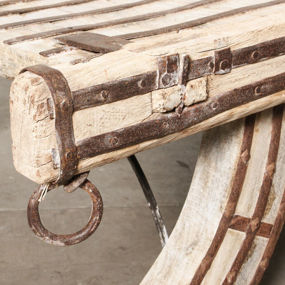 Vintage Indian Cart Coffee Table - Few and Far - Coffee Tables