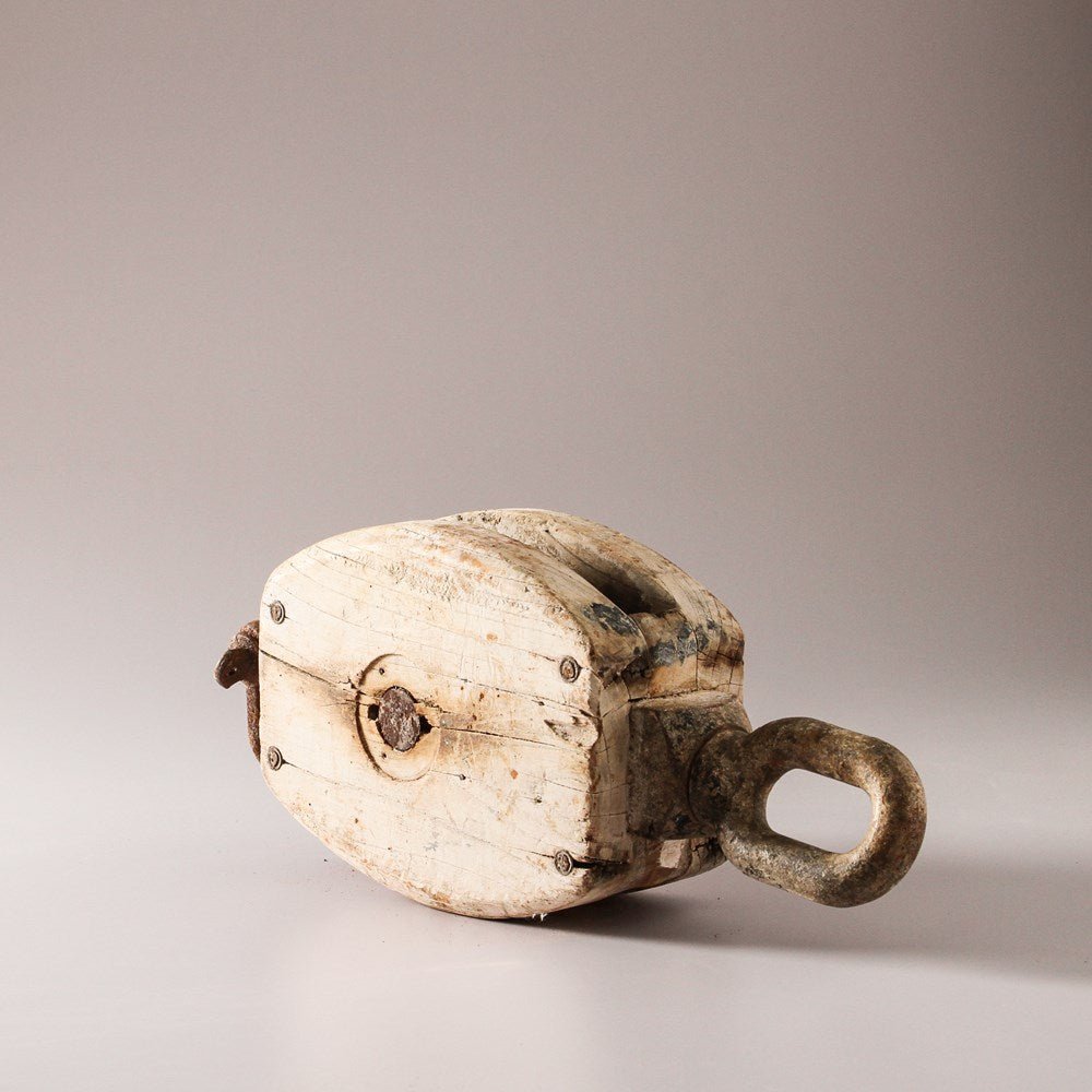 Vintage Indian Pulley - Few and Far - Decorative Objects