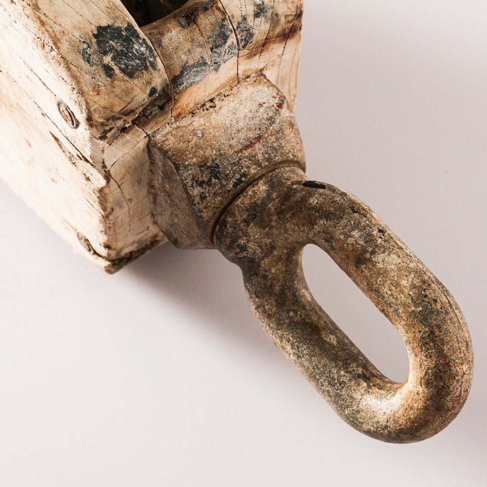 Vintage Indian Pulley - Few and Far - Decorative Objects